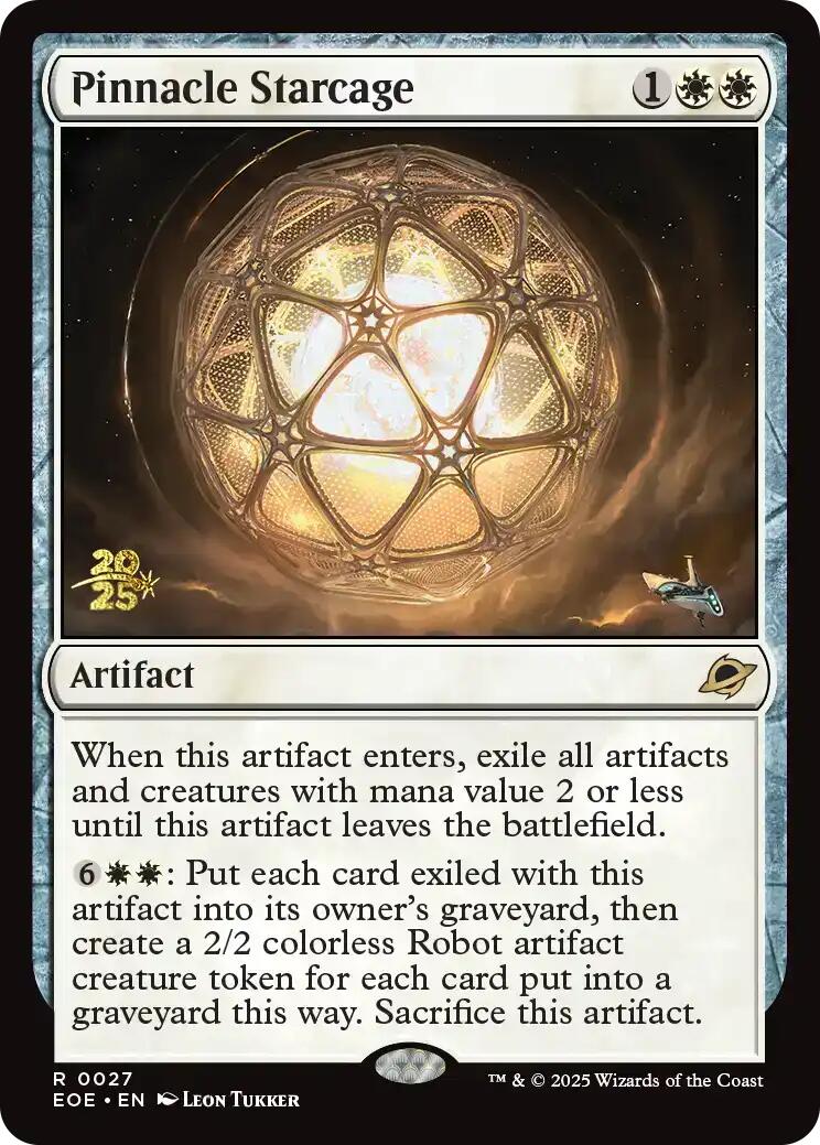 Pinnacle Starcage [Edge of Eternities Prerelease Promos] | Shuffle n Cut Hobbies & Games