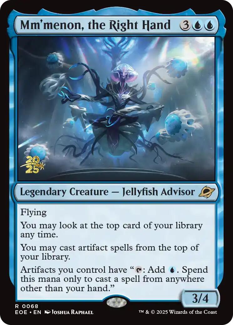 Mm'menon, the Right Hand [Edge of Eternities Prerelease Promos] | Shuffle n Cut Hobbies & Games