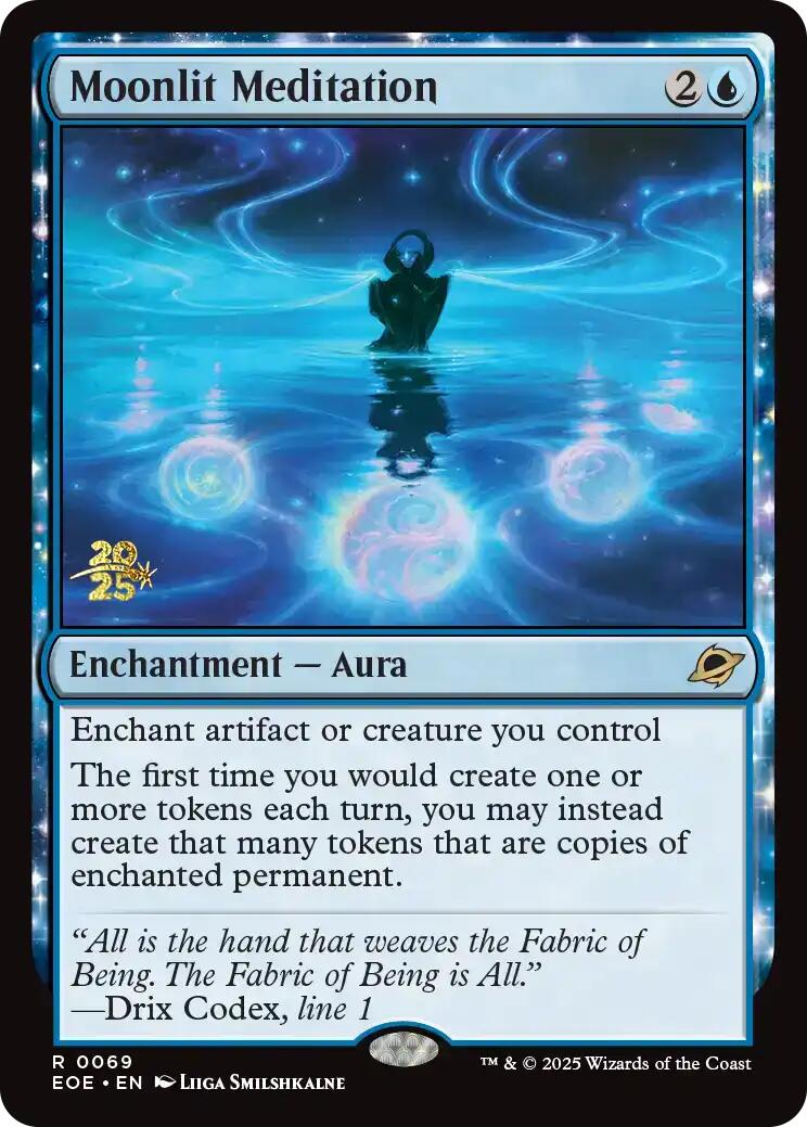 Moonlit Meditation [Edge of Eternities Prerelease Promos] | Shuffle n Cut Hobbies & Games