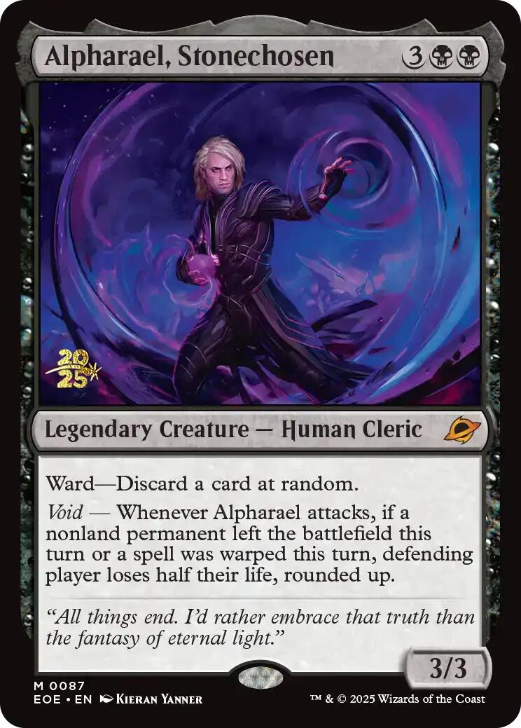 Alpharael, Stonechosen [Edge of Eternities Prerelease Promos] | Shuffle n Cut Hobbies & Games
