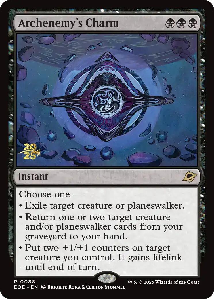 Archenemy's Charm [Edge of Eternities Prerelease Promos] | Shuffle n Cut Hobbies & Games
