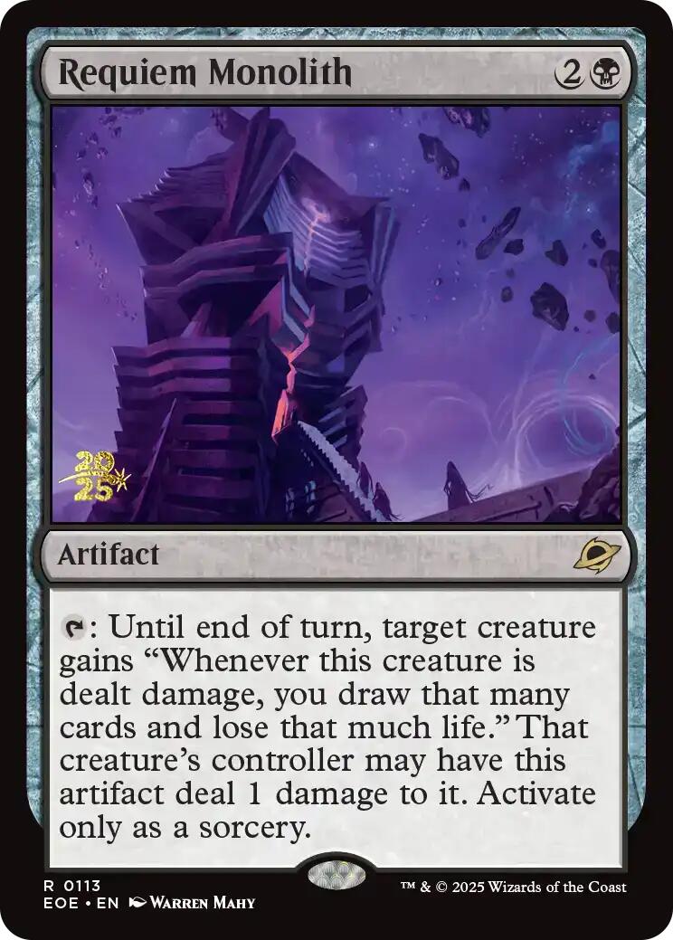 Requiem Monolith [Edge of Eternities Prerelease Promos] | Shuffle n Cut Hobbies & Games