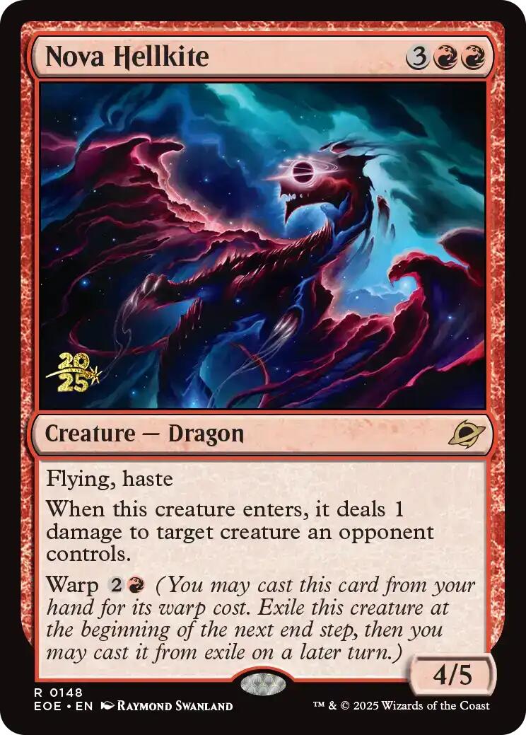 Nova Hellkite [Edge of Eternities Prerelease Promos] | Shuffle n Cut Hobbies & Games