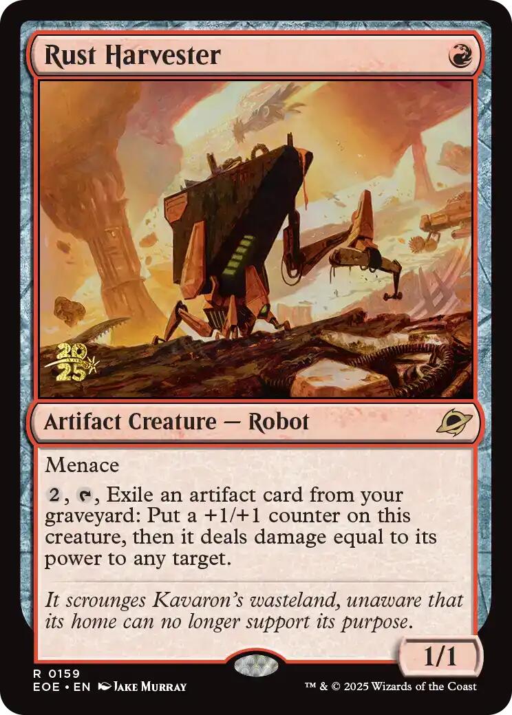 Rust Harvester [Edge of Eternities Prerelease Promos] | Shuffle n Cut Hobbies & Games