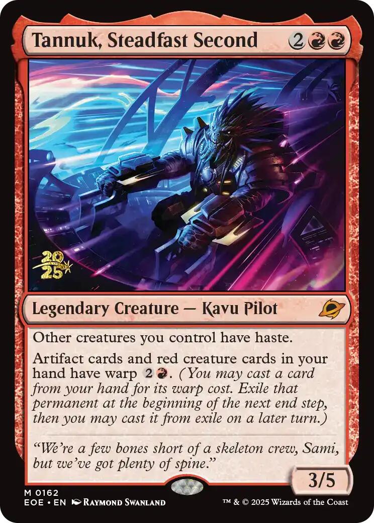 Tannuk, Steadfast Second [Edge of Eternities Prerelease Promos] | Shuffle n Cut Hobbies & Games
