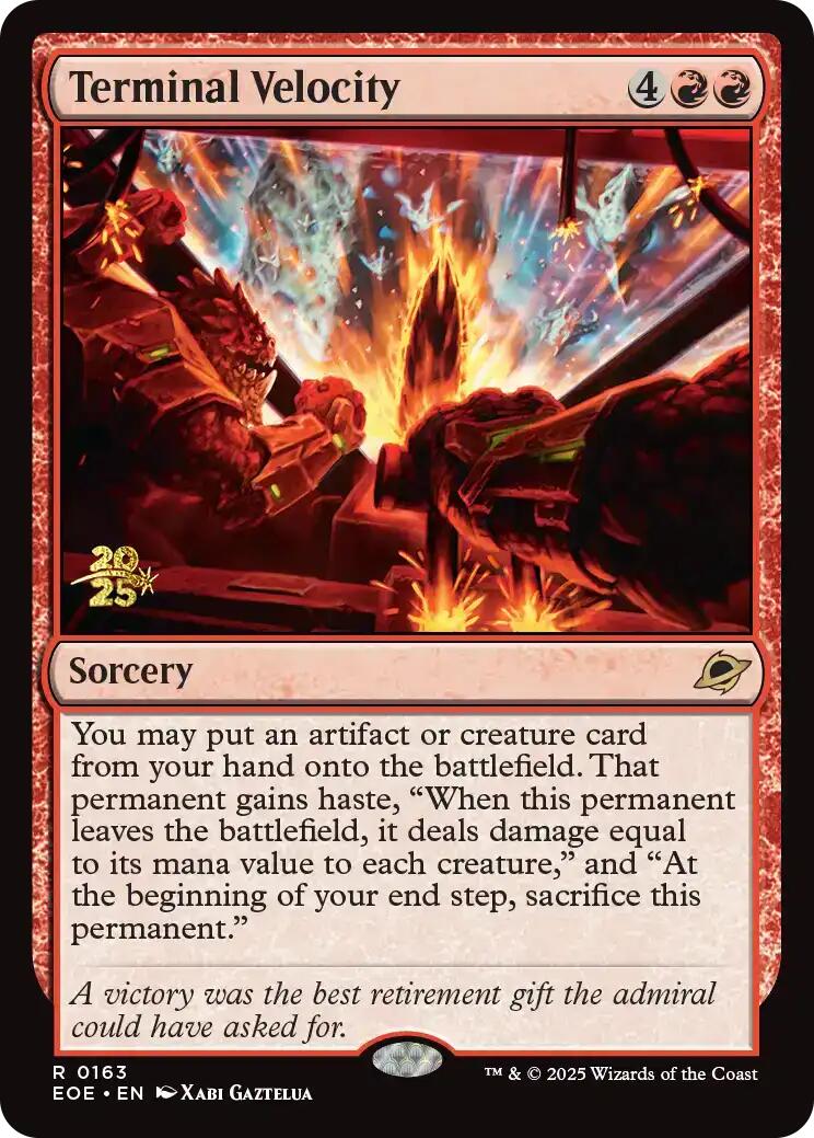 Terminal Velocity [Edge of Eternities Prerelease Promos] | Shuffle n Cut Hobbies & Games