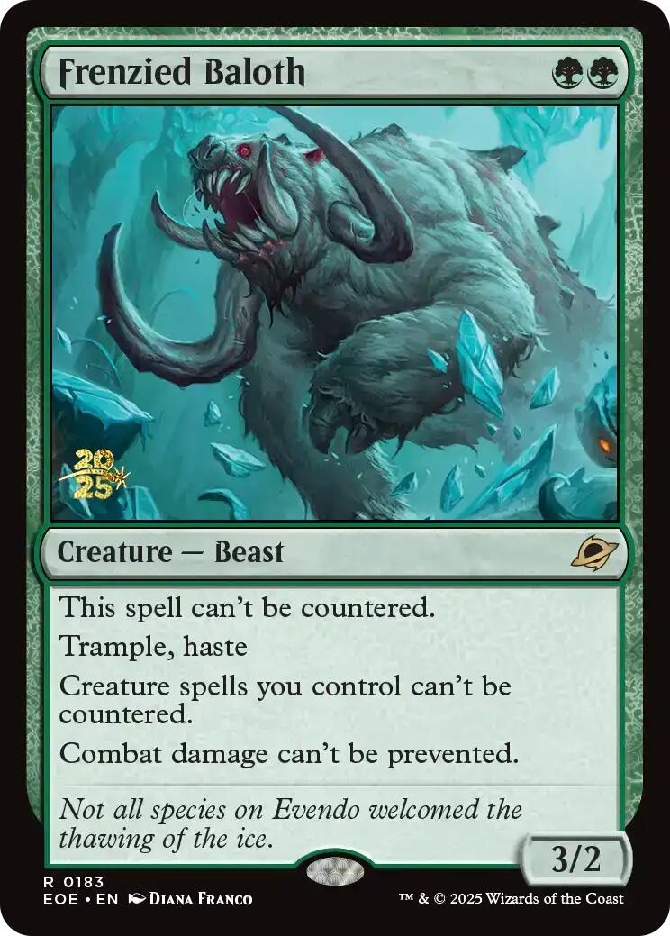 Frenzied Baloth [Edge of Eternities Prerelease Promos] | Shuffle n Cut Hobbies & Games