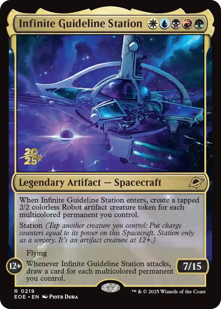 Infinite Guideline Station [Edge of Eternities Prerelease Promos] | Shuffle n Cut Hobbies & Games