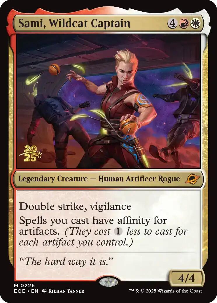 Sami, Wildcat Captain [Edge of Eternities Prerelease Promos] | Shuffle n Cut Hobbies & Games