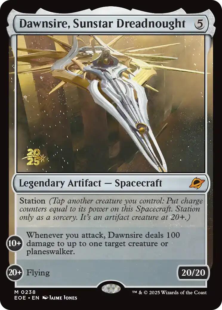 Dawnsire, Sunstar Dreadnought [Edge of Eternities Prerelease Promos] | Shuffle n Cut Hobbies & Games