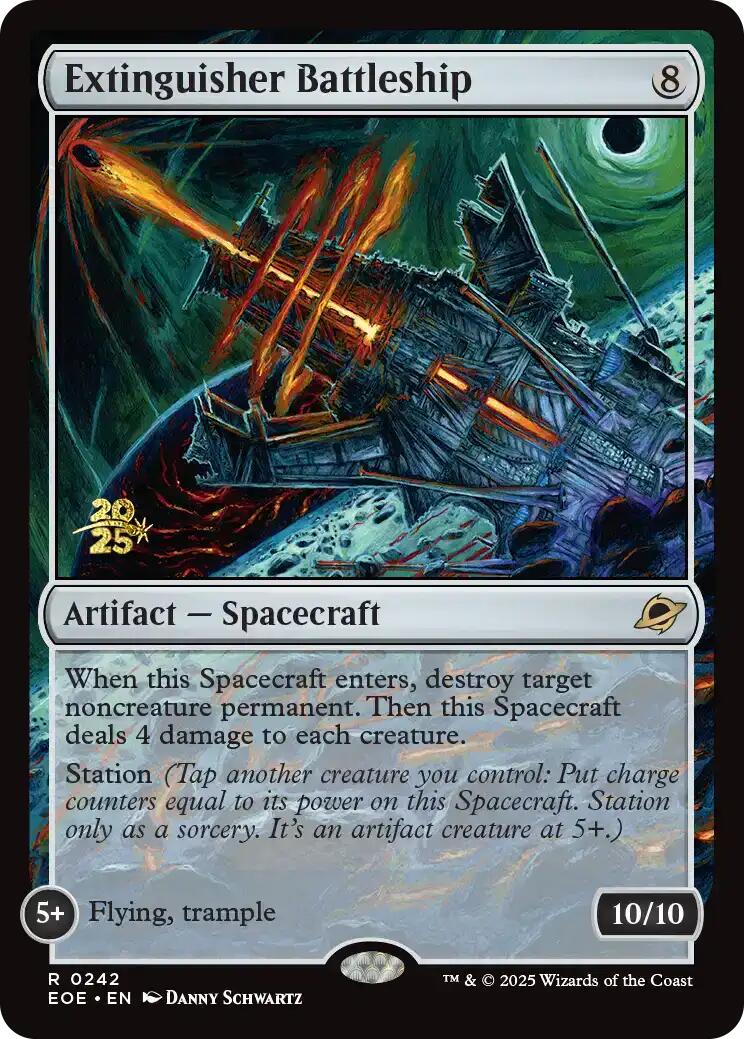 Extinguisher Battleship [Edge of Eternities Prerelease Promos] | Shuffle n Cut Hobbies & Games