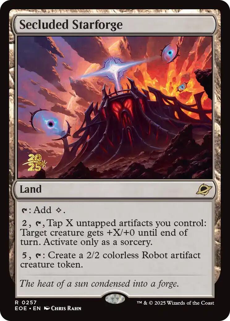 Secluded Starforge [Edge of Eternities Prerelease Promos] | Shuffle n Cut Hobbies & Games