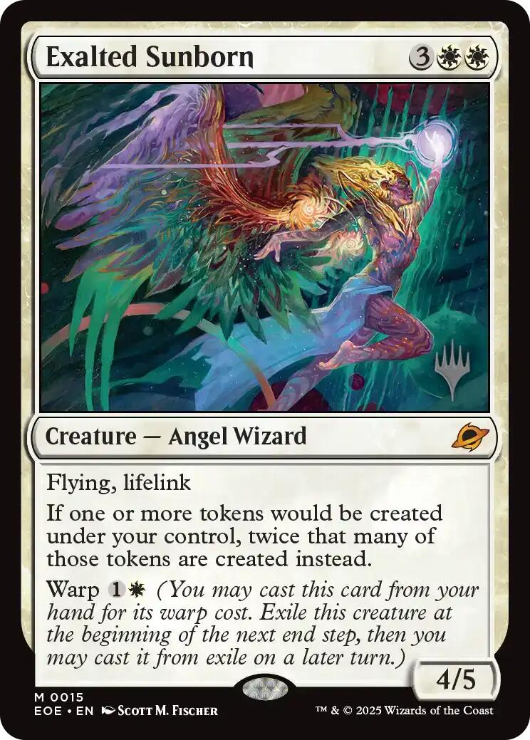 Exalted Sunborn [Edge of Eternities Promo Pack] | Shuffle n Cut Hobbies & Games