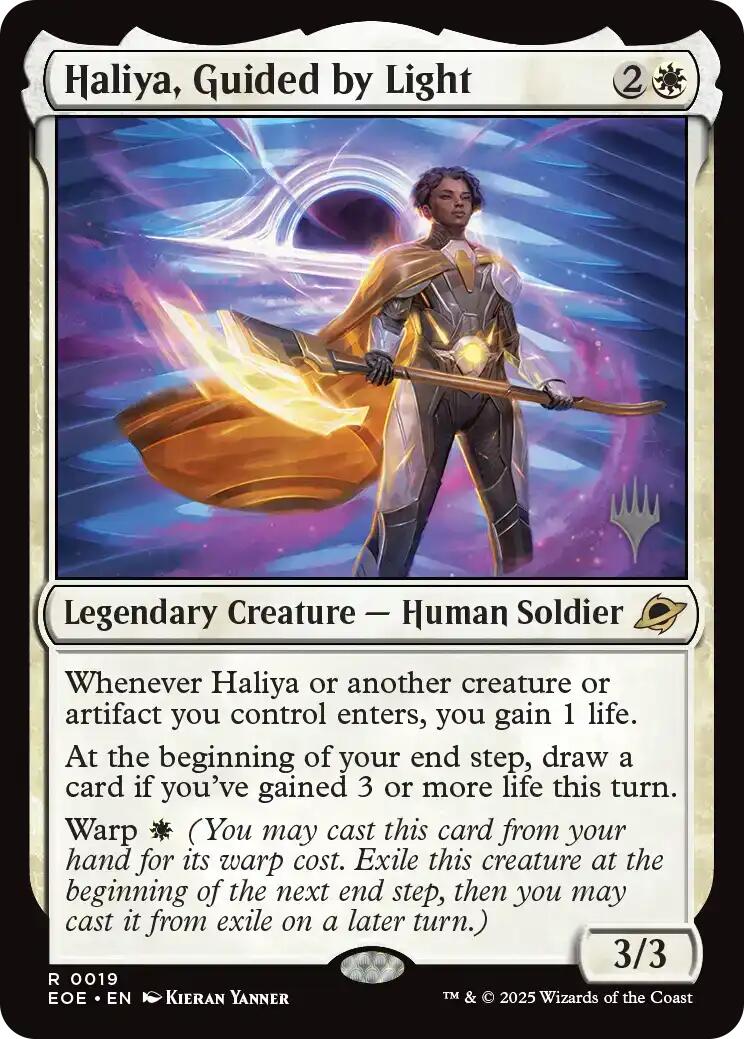 Haliya, Guided by Light [Edge of Eternities Promo Pack] | Shuffle n Cut Hobbies & Games