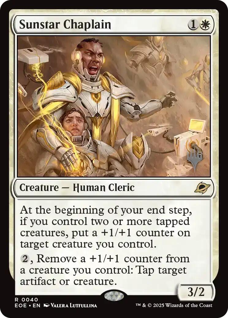 Sunstar Chaplain [Edge of Eternities Promo Pack] | Shuffle n Cut Hobbies & Games