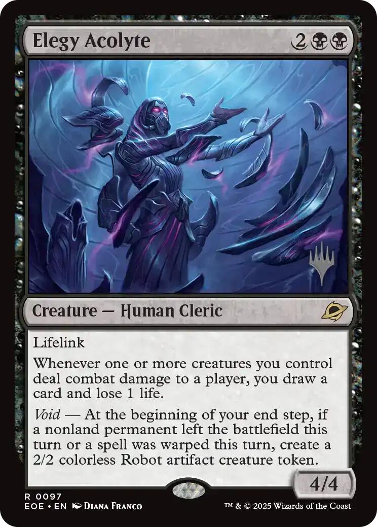 Elegy Acolyte [Edge of Eternities Promo Pack] | Shuffle n Cut Hobbies & Games