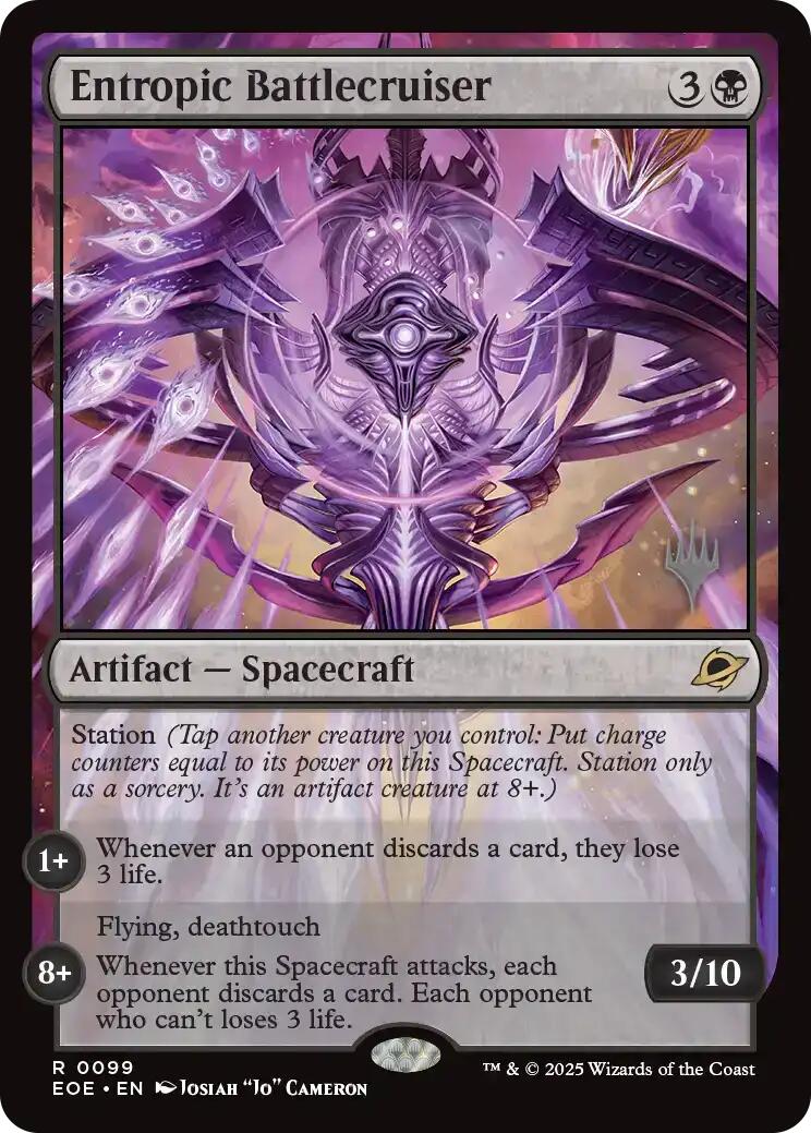 Entropic Battlecruiser [Edge of Eternities Promo Pack] | Shuffle n Cut Hobbies & Games