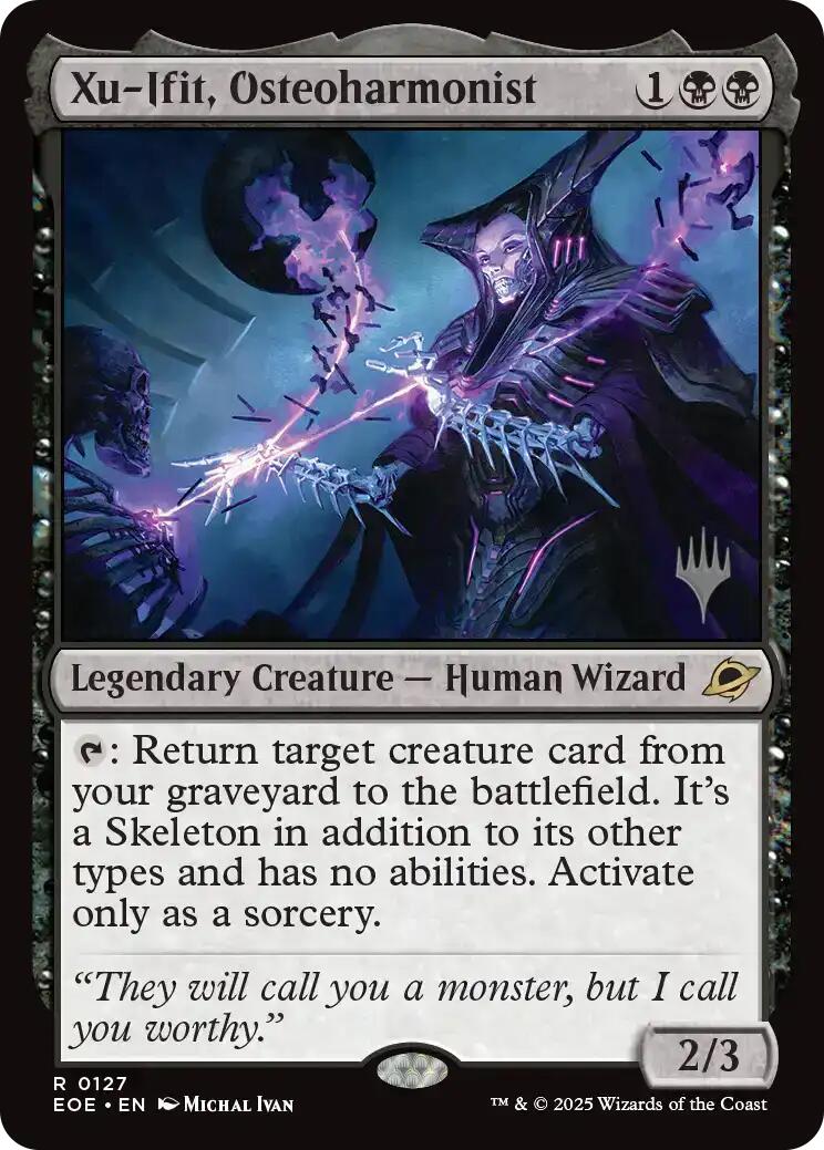 Xu-Ifit, Osteoharmonist [Edge of Eternities Promo Pack] | Shuffle n Cut Hobbies & Games