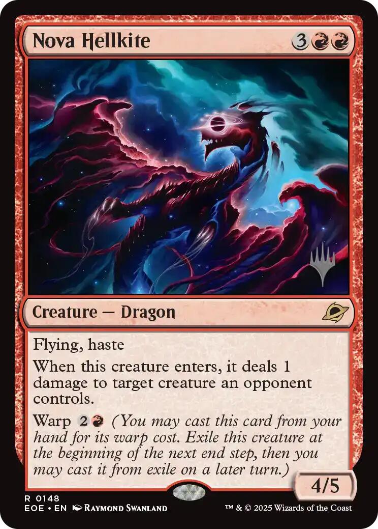 Nova Hellkite [Edge of Eternities Promo Pack] | Shuffle n Cut Hobbies & Games