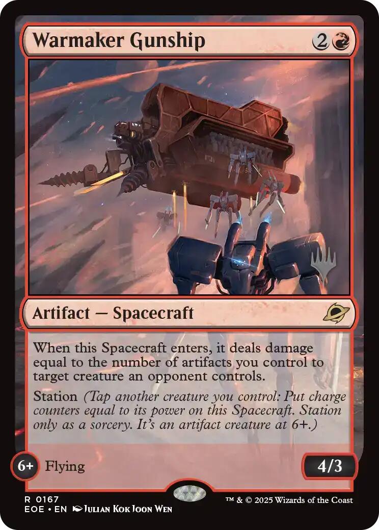 Warmaker Gunship [Edge of Eternities Promo Pack] | Shuffle n Cut Hobbies & Games