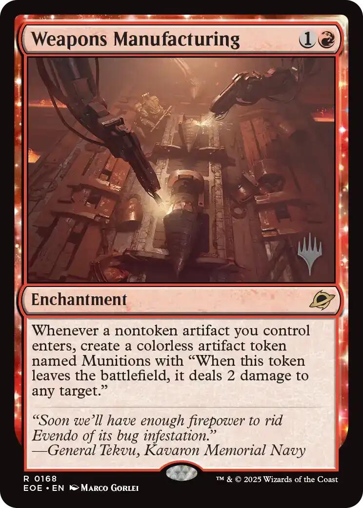 Weapons Manufacturing [Edge of Eternities Promo Pack] | Shuffle n Cut Hobbies & Games