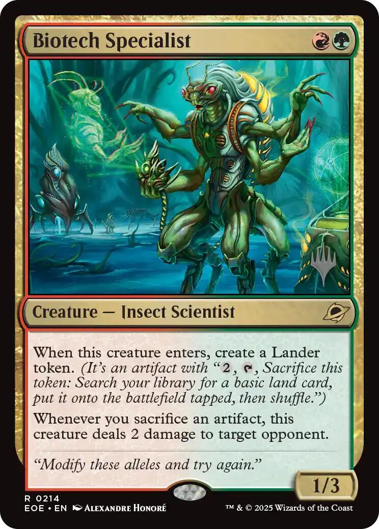 Biotech Specialist [Edge of Eternities Promo Pack] | Shuffle n Cut Hobbies & Games