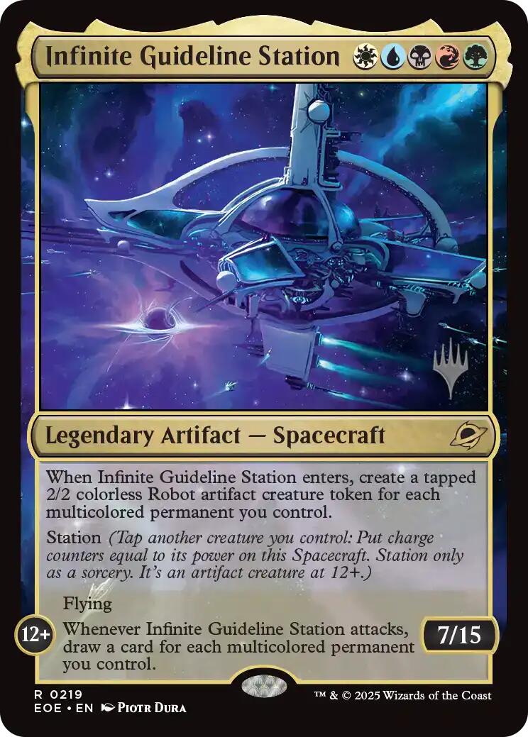 Infinite Guideline Station [Edge of Eternities Promo Pack] | Shuffle n Cut Hobbies & Games