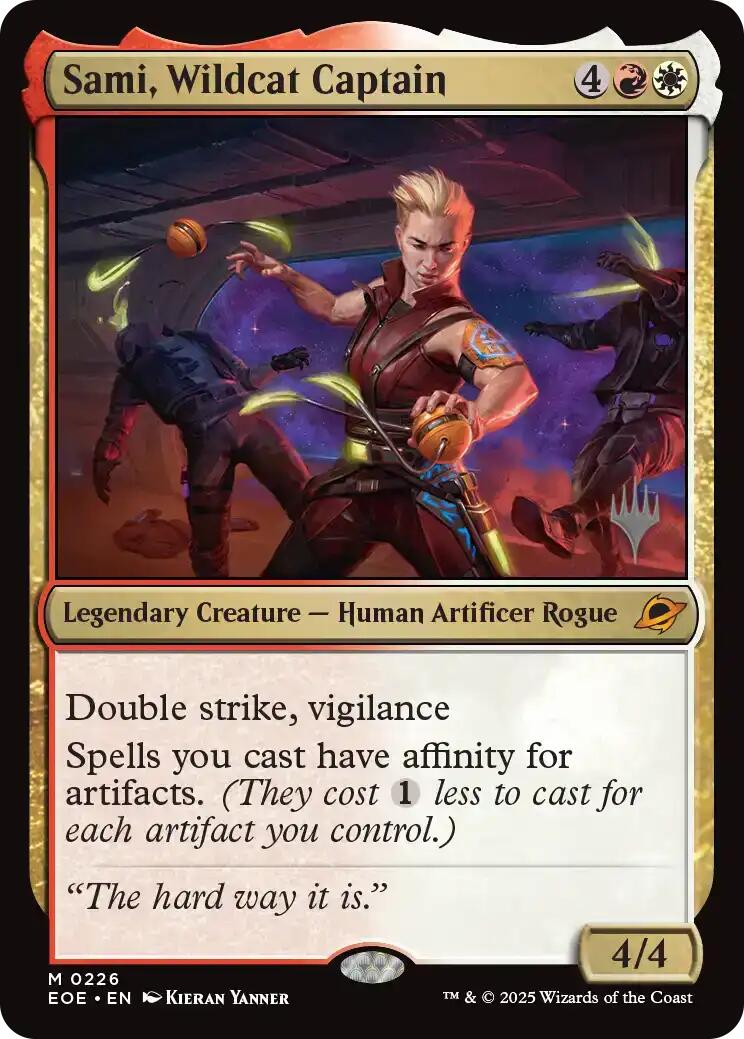 Sami, Wildcat Captain [Edge of Eternities Promo Pack] | Shuffle n Cut Hobbies & Games