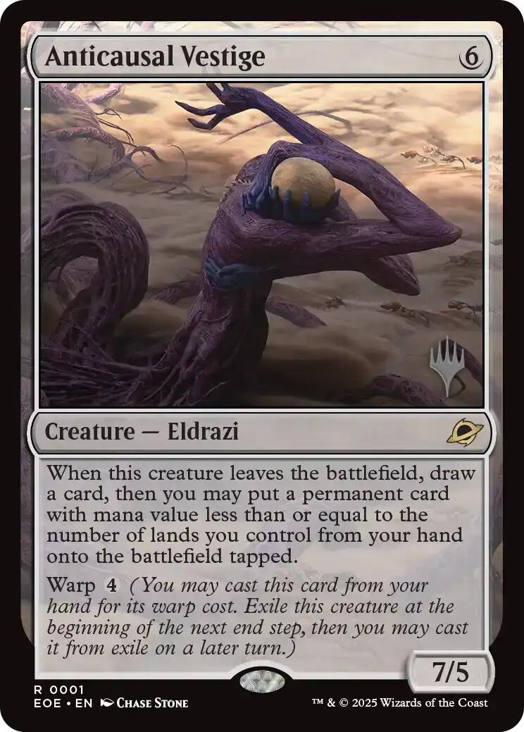 Anticausal Vestige [Edge of Eternities Promo Pack] | Shuffle n Cut Hobbies & Games