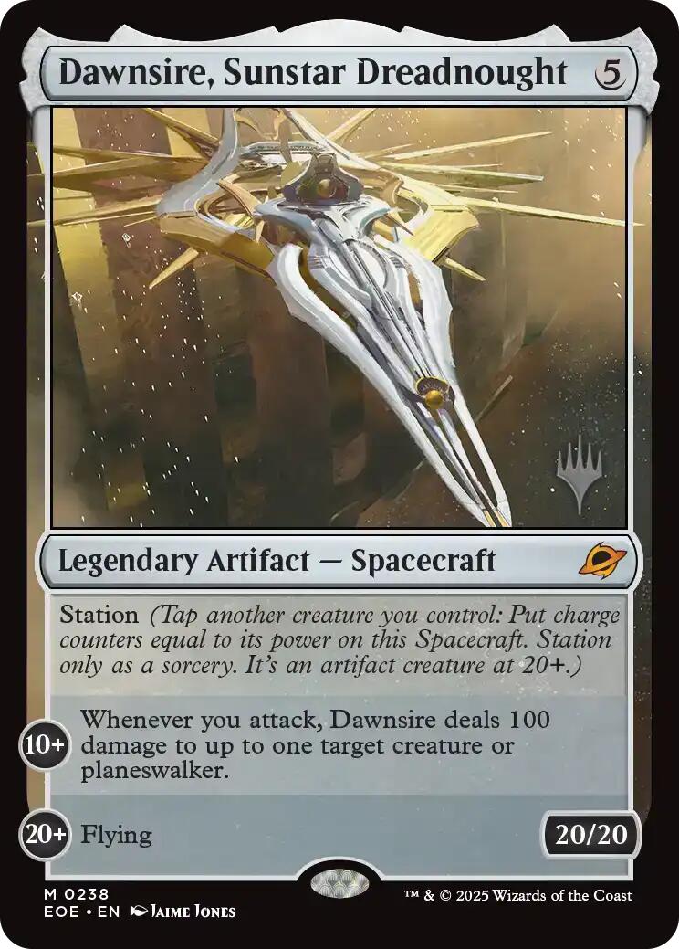 Dawnsire, Sunstar Dreadnought [Edge of Eternities Promo Pack] | Shuffle n Cut Hobbies & Games