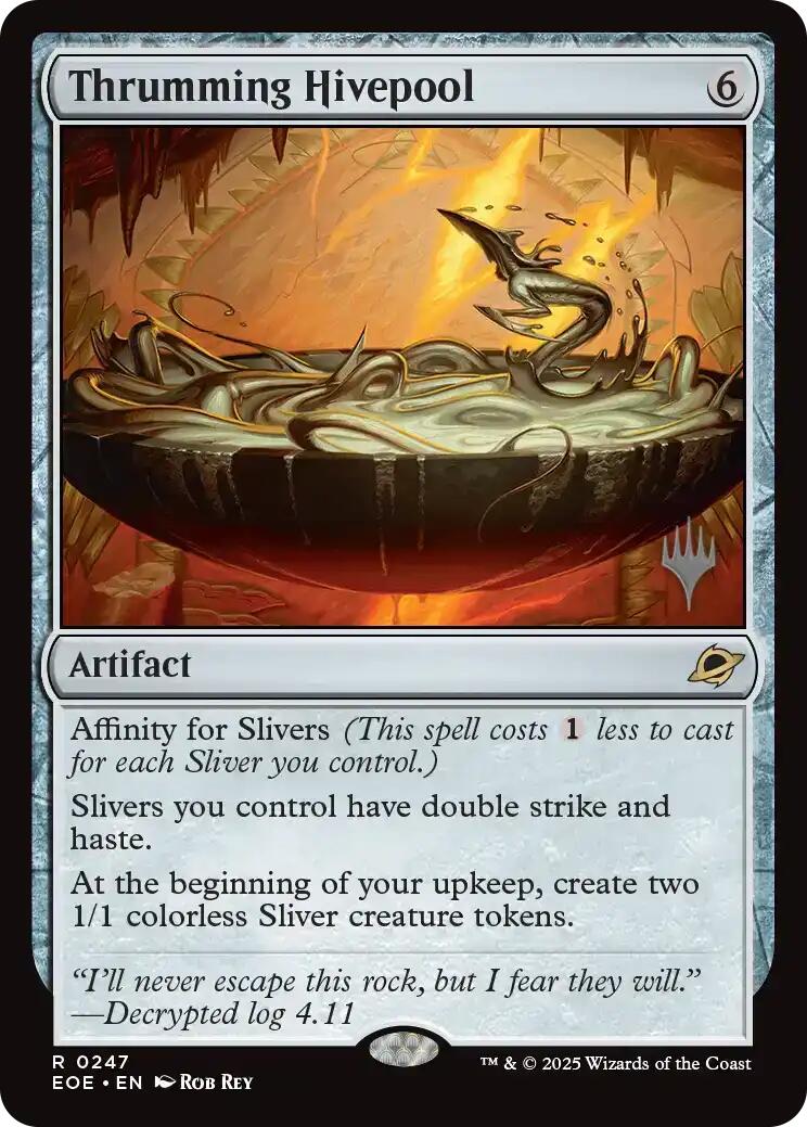 Thrumming Hivepool [Edge of Eternities Promo Pack] | Shuffle n Cut Hobbies & Games