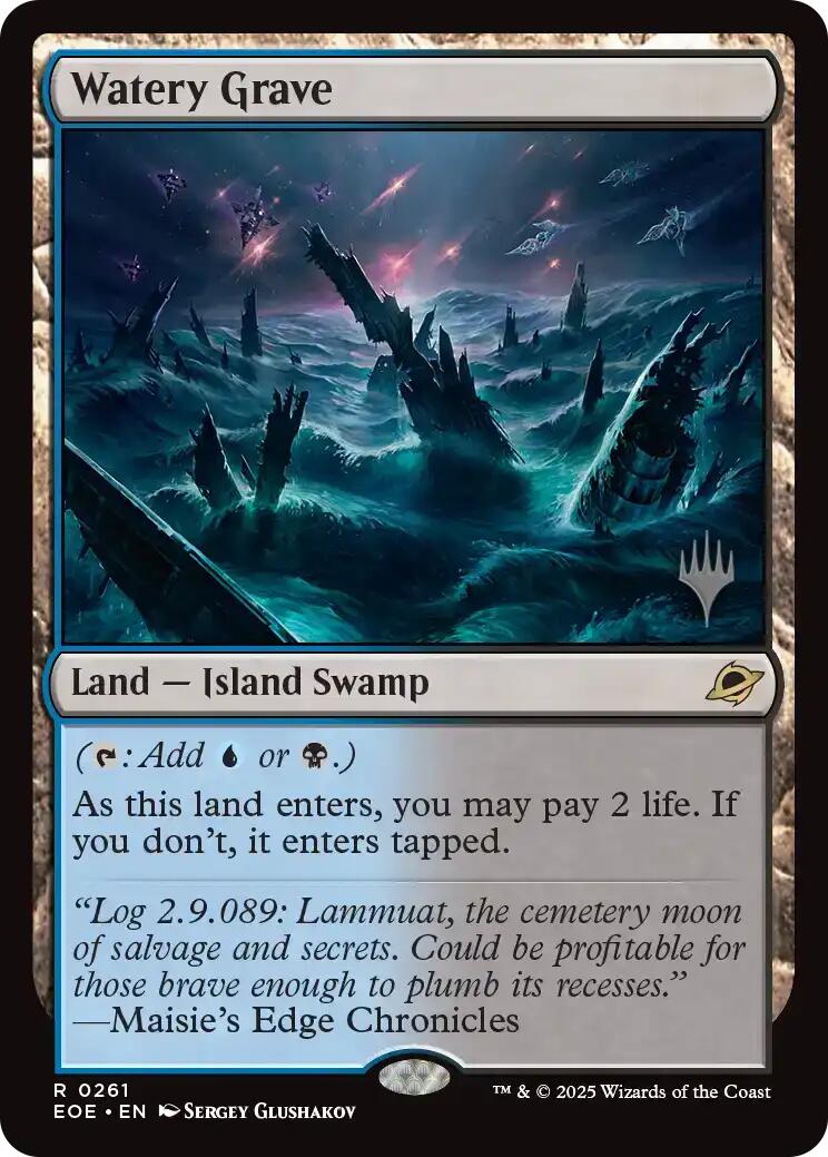 Watery Grave [Edge of Eternities Promo Pack] | Shuffle n Cut Hobbies & Games