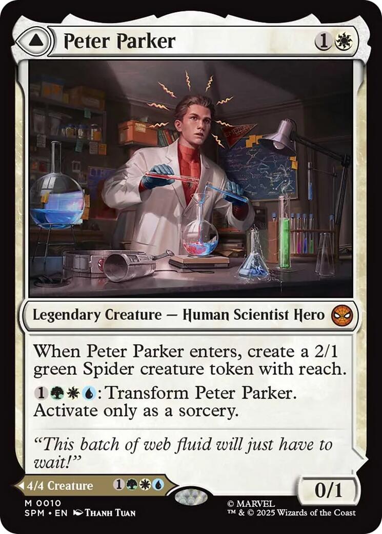 Peter Parker [Marvel's Spider-Man] | Shuffle n Cut Hobbies & Games