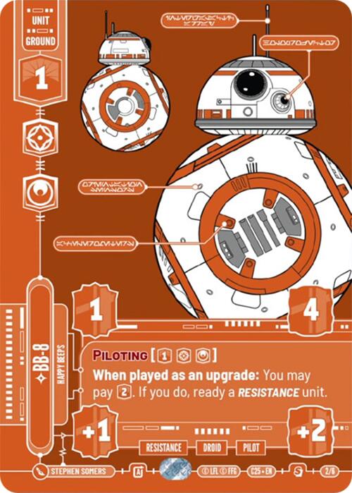 BB-8 (2/6) - Happy Beeps (2/6) [2025 Convention Exclusive] | Shuffle n Cut Hobbies & Games