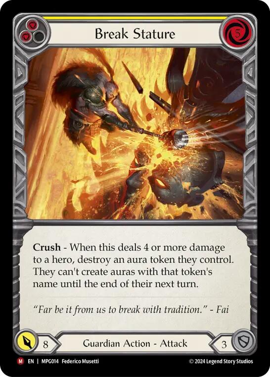 Break Stature [MPG014] (Mastery Pack Guardian)  Rainbow Foil | Shuffle n Cut Hobbies & Games