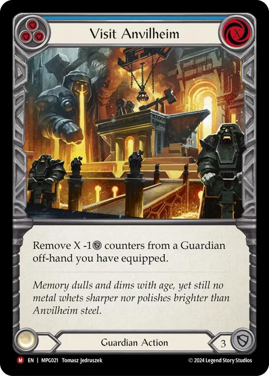 Visit Anvilheim [MPG021] (Mastery Pack Guardian)  Rainbow Foil | Shuffle n Cut Hobbies & Games