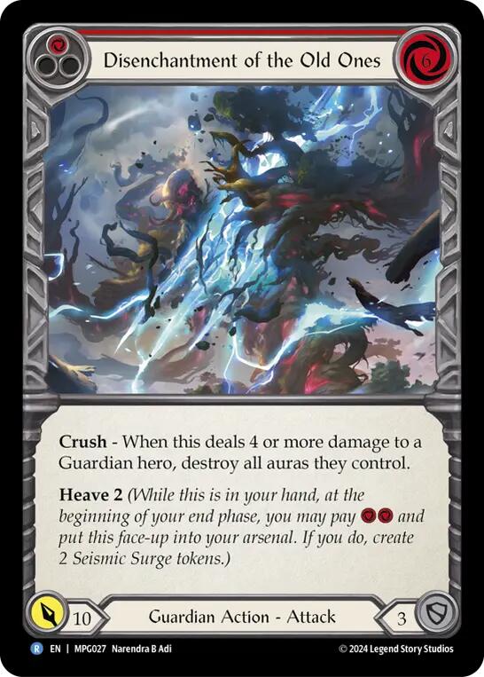 Disenchantment of the Old Ones [MPG027] (Mastery Pack Guardian)  Rainbow Foil | Shuffle n Cut Hobbies & Games