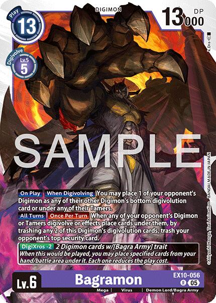 Bagramon [EX10-056] [Sinister Order] | Shuffle n Cut Hobbies & Games