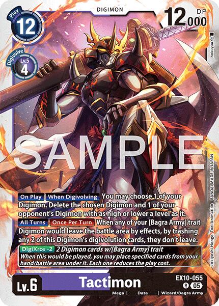 Tactimon [EX10-055] [Sinister Order] | Shuffle n Cut Hobbies & Games