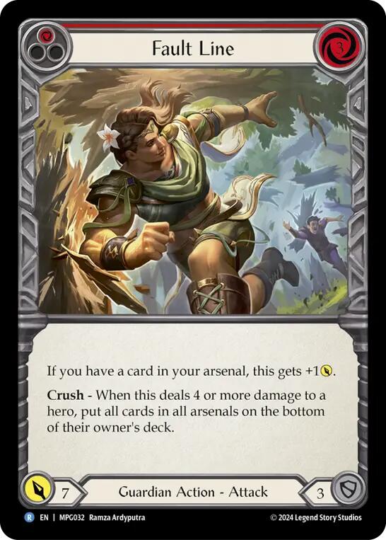 Fault Line [MPG032] (Mastery Pack Guardian)  Rainbow Foil | Shuffle n Cut Hobbies & Games