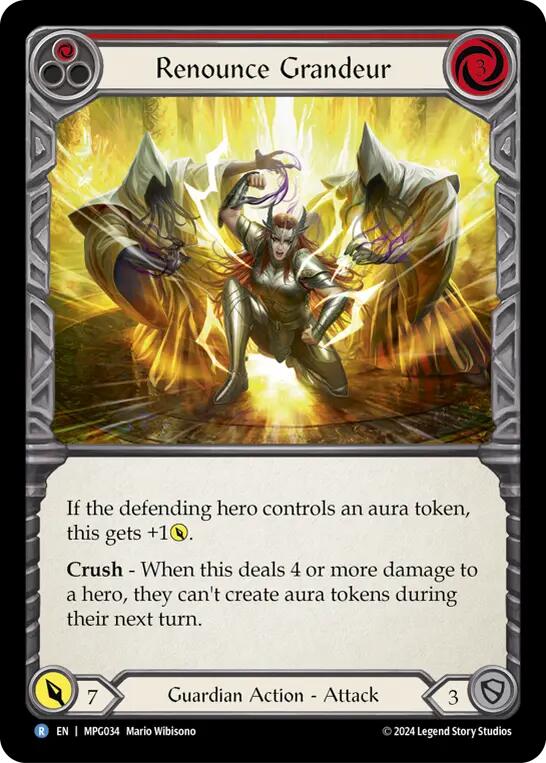 Renounce Grandeur [MPG034] (Mastery Pack Guardian) | Shuffle n Cut Hobbies & Games