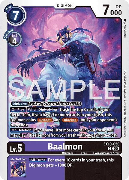 Baalmon [EX10-050] [Sinister Order] | Shuffle n Cut Hobbies & Games