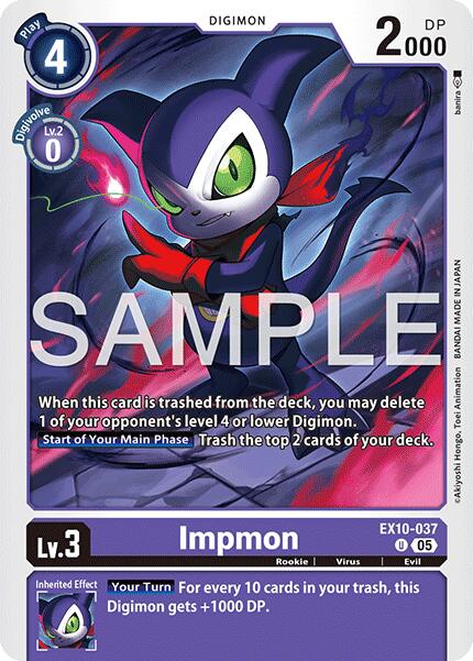 Impmon [EX10-037] [Sinister Order] | Shuffle n Cut Hobbies & Games