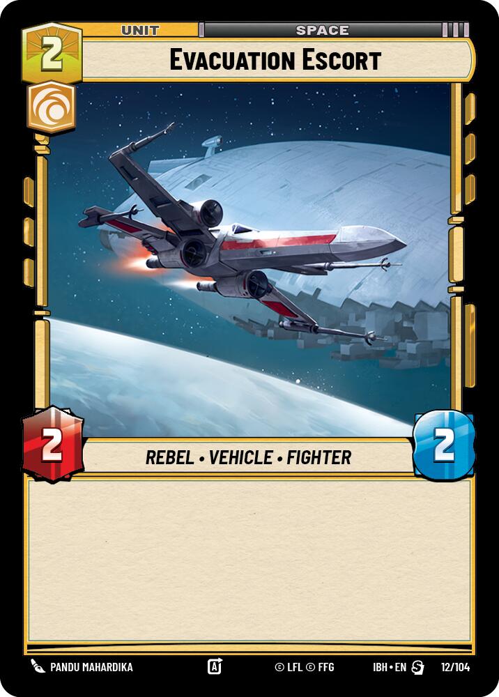 Evacuation Escort (12/104) (12/104) [Intro Battle: Hoth] | Shuffle n Cut Hobbies & Games