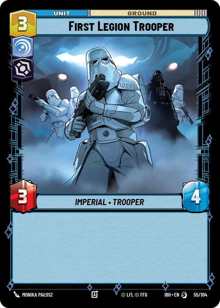 First Legion Trooper (55/104) (55/104) [Intro Battle: Hoth] | Shuffle n Cut Hobbies & Games