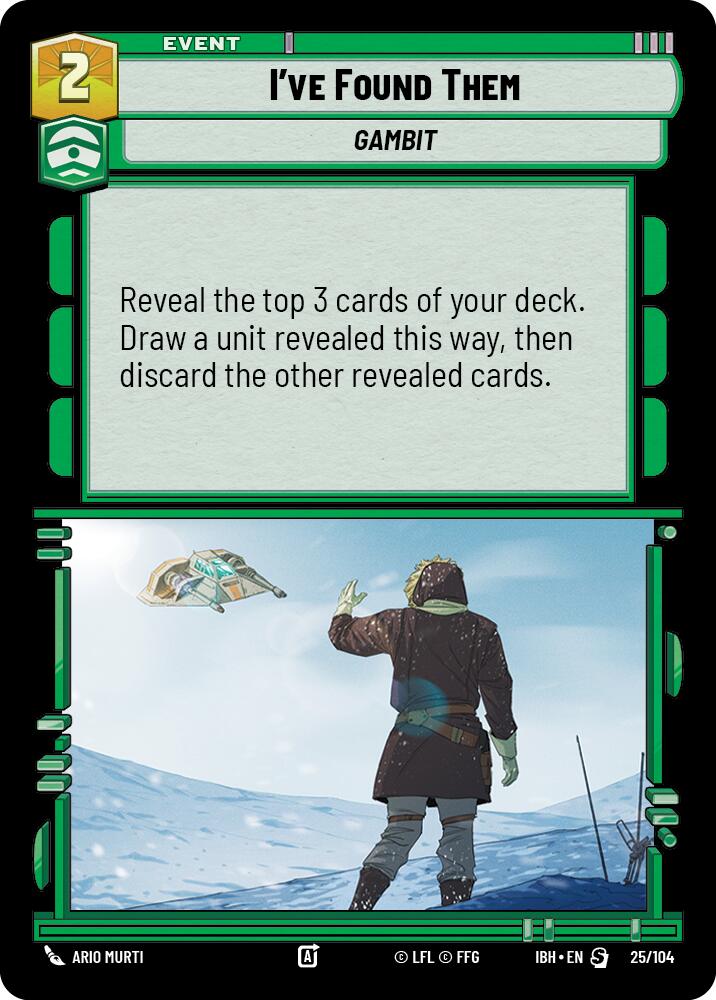 I've Found Them (25/104) (25/104) [Intro Battle: Hoth] | Shuffle n Cut Hobbies & Games