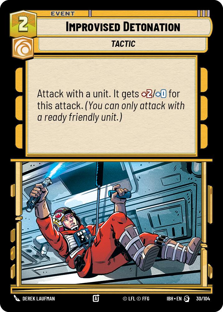 Improvised Detonation (30/104) (30/104) [Intro Battle: Hoth] | Shuffle n Cut Hobbies & Games