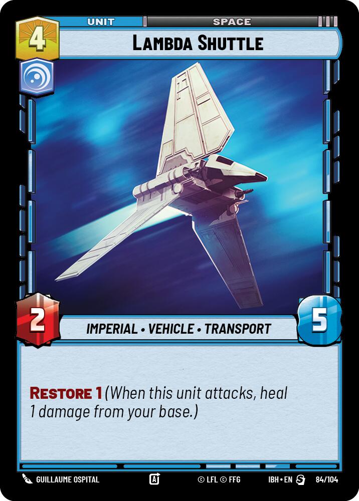 Lambda Shuttle (84/104) (84/104) [Intro Battle: Hoth] | Shuffle n Cut Hobbies & Games