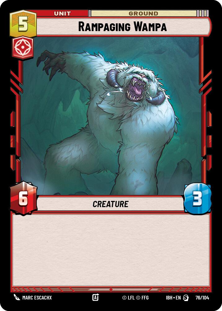 Rampaging Wampa (76/104) (76/104) [Intro Battle: Hoth] | Shuffle n Cut Hobbies & Games
