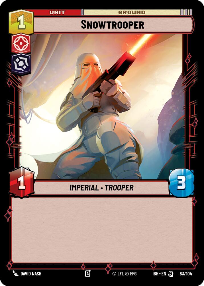 Snowtrooper (63/104) (63/104) [Intro Battle: Hoth] | Shuffle n Cut Hobbies & Games